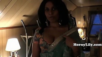 Busty Indian Milf Wife Sucking My Dick In Her House