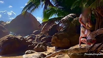 Outdoor Sex In Paradise Beach