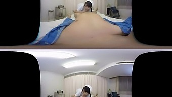 Miku Hayama - Sexual Treatment: Big Tits Nurse Virtual Creampie Sex - Wow!