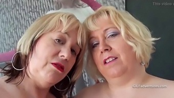 Two British Mature Blondes Have A Foursome