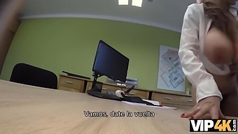 Big Boobed Babe Gets Casted And Fucked In The Office