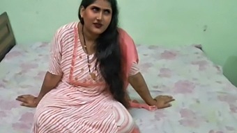 Hindi Audio Adds To The Heat Of This Big Tits And Stepmom Sex Video