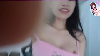 Stunning Asian Teen Pleasures Herself With Dildo In Solo Webcam Performance