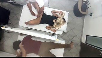 The Wife'S Amazing Massage Ends With Her Getting Fucked By The Masseuse