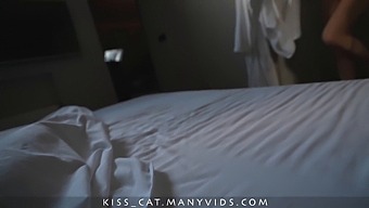 Milf And Stepson Share Bed For Creampie - Kisscat Video