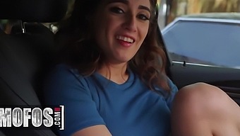 Jezebeth, A Mixed Arab Babe, Gives A Blowjob And Rides Cock In A Car