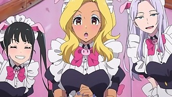 Uncensored Hentai Cartoon Featuring Kinky Anime Maids In Action