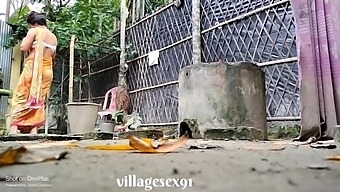 Indian Xxx Mate Adjacent To The House Copulating ( Regional Video By Villagesex91