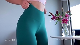 Solo Female In Yoga Pants Teases And Fucks