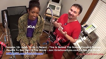 Doctor Tampa Caught Ebony Student Lotus Lain'S Gyno Exam On Spy Camera At Girlsgonegyyno.Com
