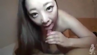 Japanese Babe Gets Her Big Natural Tits Fingered