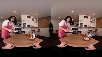 Satisfy Your Cravings For Asian Handjob And Big Natural Tits In This Vr Porn Video