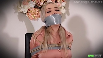 Aubrey'S Big Natural Tits In Hd: Bound, Gagged, And On Display