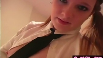 Amateur Redhead Megan Rubs Her Big Butt And Genitals In A Steamy Solo Performance