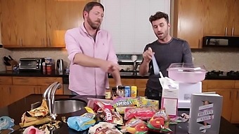 Fetish Food: A Gay Man Prepares Dinner In The Kitchen