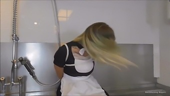 Seductive Blonde Maid Subjected To Bdsm Play In Hd