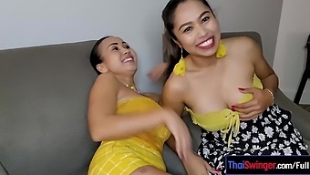 Amateur Thai Lesbians With Big Boobs Engage In Steamy Lesbian Sex In Hd