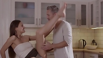 Amazing Housewife Tina Kay Gets Her Ass Pounded In The Kitchen