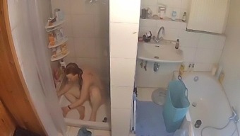 Amateur Milf Caught Masturbating In The Shower