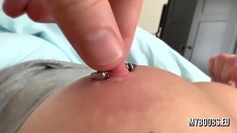 Busty Milf With Nipples Pierced Gets Played With In Hd