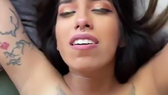 A Big-Boobed Latina Gets A Non-Stop Orgasmic Pleasure From Hard Fucking