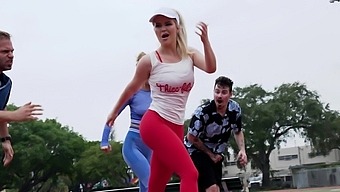 Blonde Bombshell Tiffany Fox Enjoys Rough Sex After A Run