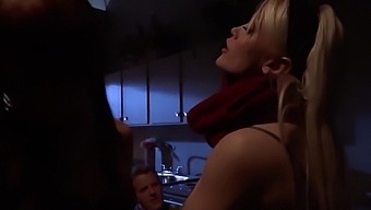 Watch This Hot Threesome With Two Stunning Girls In The Kitchen