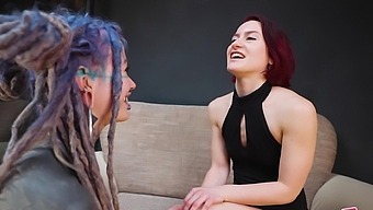Punky Lesbian Domina Miss Flora Rules Over Tattooed Anuskatzz