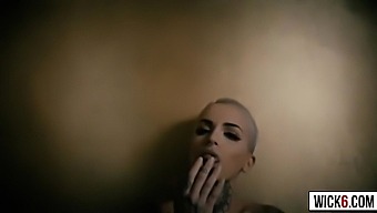 Short Hair Blonde With Tattooed Leigh Raven In High Definition