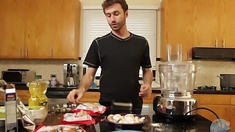 Watch A Hot Guy Cook Up Some Steamy Action In The Kitchen
