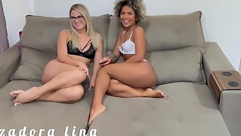 Interracial Threesome With A Black Friend