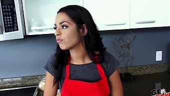 Hd Pov Video Of A Latina Giving Blowjob And Getting Fucked In A Kitchen