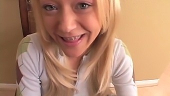 Blonde Bombshell Lil Lexx Gives A Blowjob In Pov Style