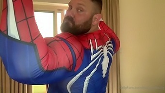 Muscle Spiderman'S Cock