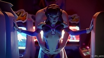 Big Natural Tits And Oral Action In The Hottest Overwatch D.Va Porn Animation