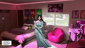 Retro Anime Hentai With 3d Graphics And Cumshot