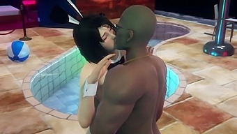 Busty 3d Bunny Girl Suffers Humiliation From Well-Endowed Black Man