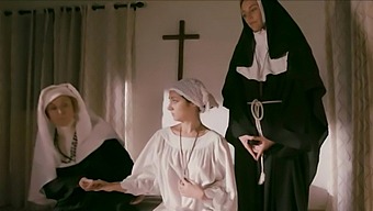 Lesbian Milf Nuns Indulge In Erotic Sex Ritual In Stockings